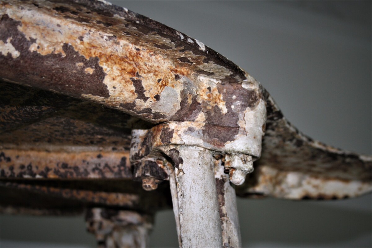 Unusual 19th Century Victorian Cast Iron Garden Side Table or Pot Stand - Image 14