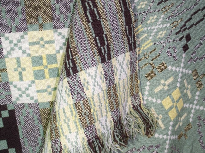 Welsh Tapestry Blanket - Earthy Greens