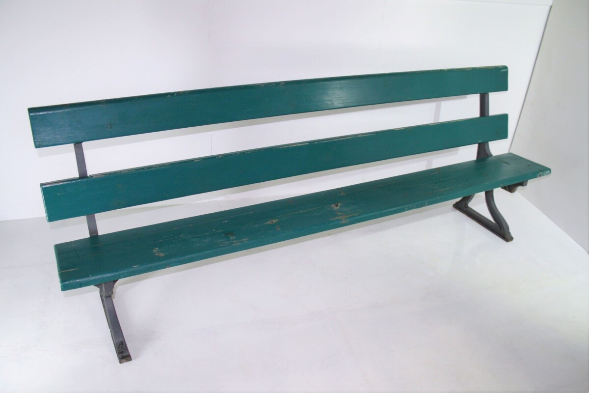 Large Cast Iron Bench - Image 3