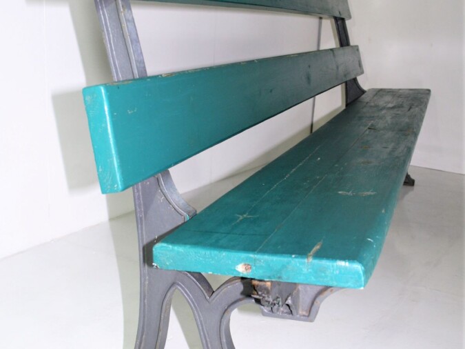 Large Cast Iron Bench