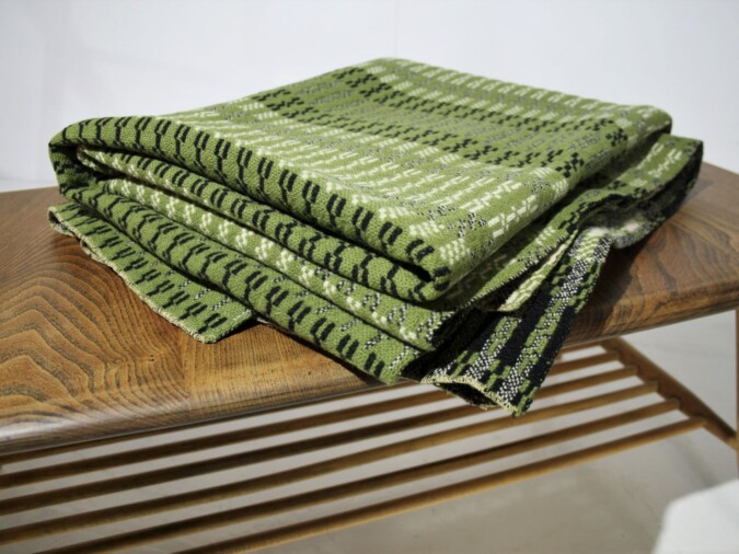 Welsh Tapestry Blanket - Forest Greens