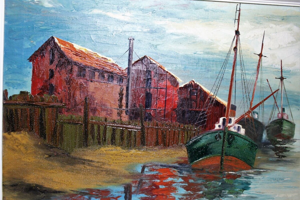 Herring Sheds Painting
