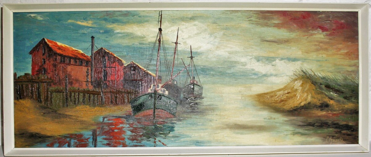 Herring Sheds Painting - Image 6