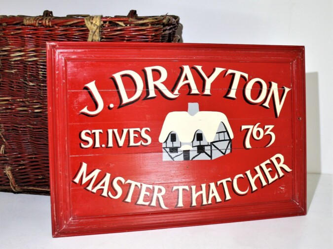 Hand Painted Wooden Sign