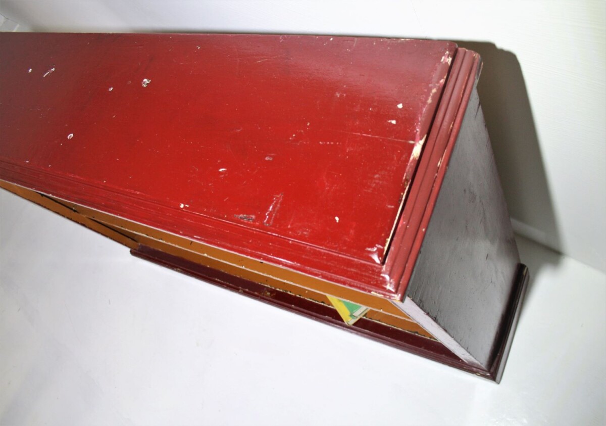 Old Painted Pine Bookcase - Image 4