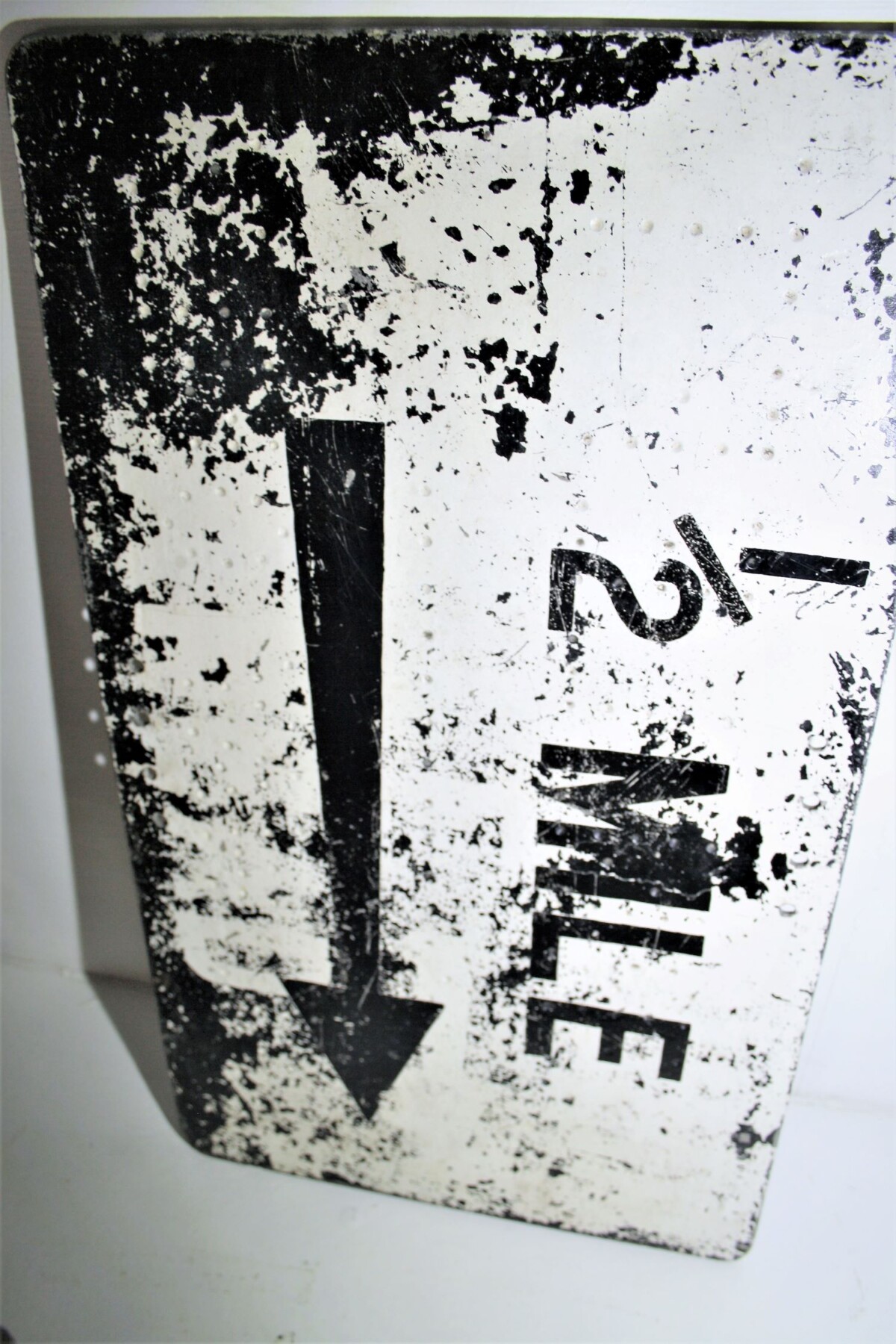 One Way Sign | Double Sided 1930s Industrial - Image 4