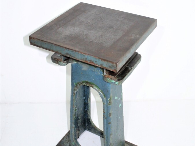 Small Industrial Cast Iron Table