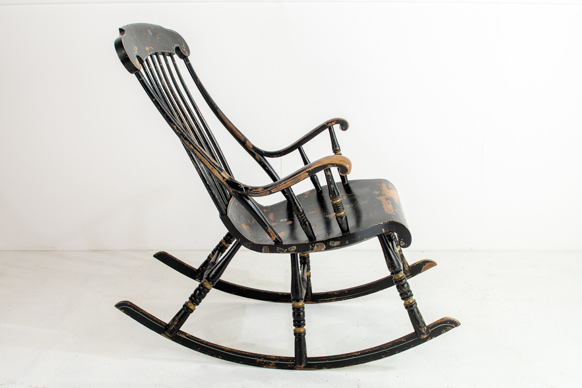 Swedish 'Gungstol' Rocking Chair - Image 12