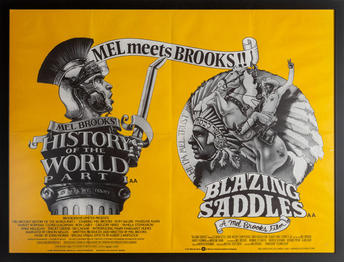 Blazing Saddles 'Style 2' Movie Poster Magnet - 2x3 Inches - Mel Brooks Memorabilia