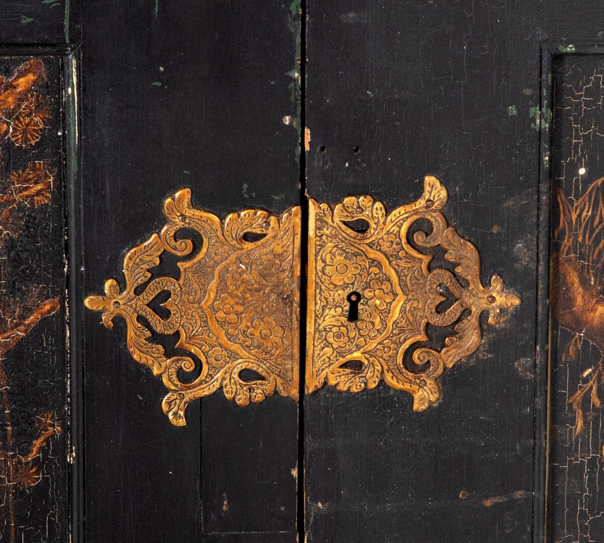 Old Hand Painted Chinese Doors - Image 3