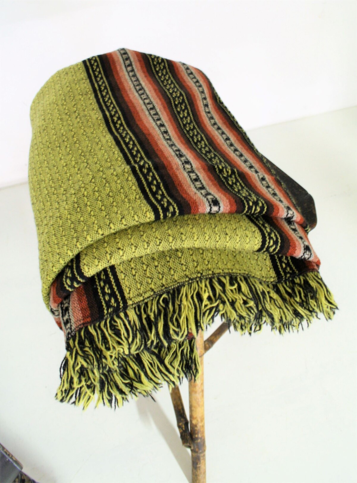 1960s Welsh Wool Throw - Image 7