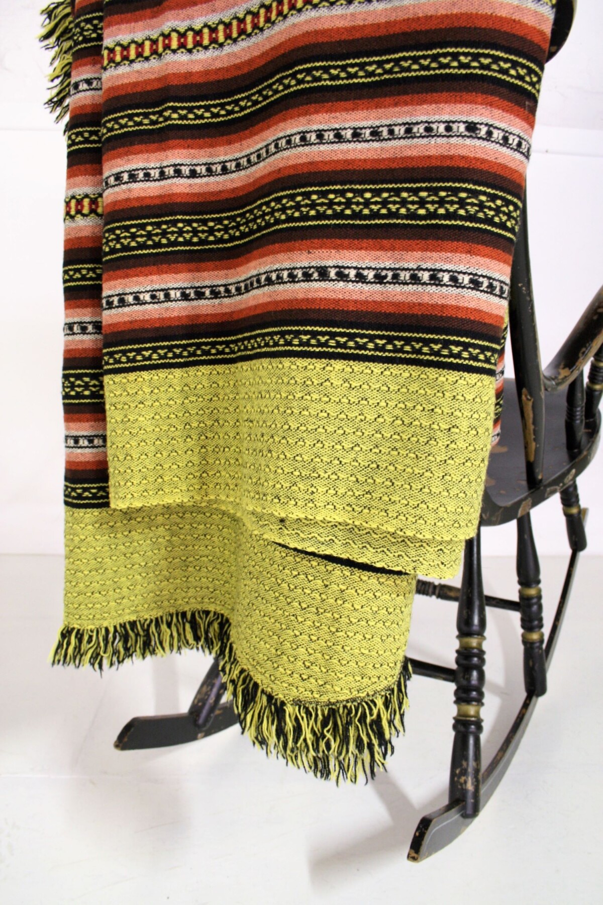 1960s Welsh Wool Throw