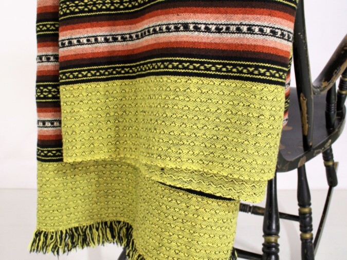 1960s Welsh Wool Throw