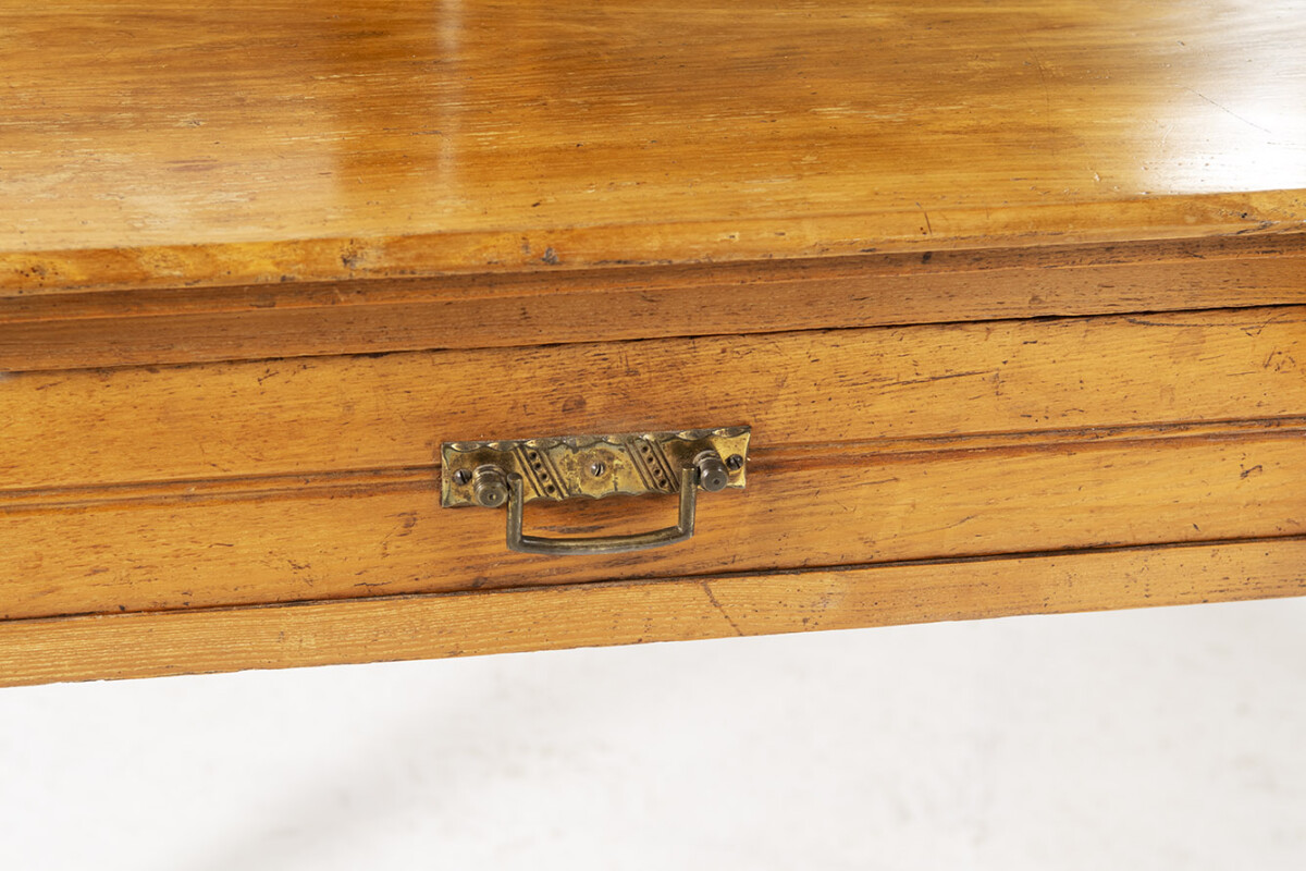 Satinwood Dressing Table with Mirror - Image 4