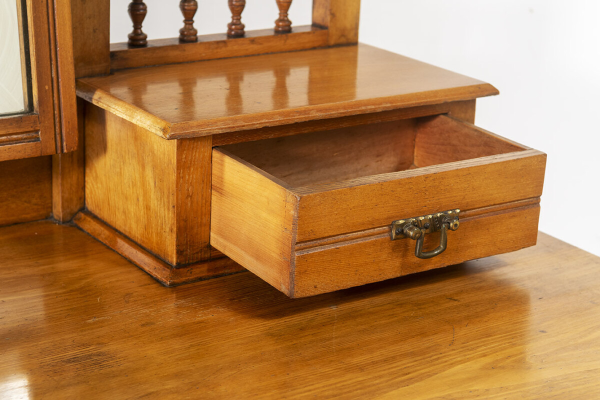 Satinwood Dressing Table with Mirror - Image 2