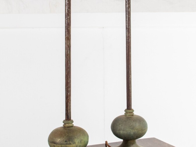 Heavy Form Brass Lamps