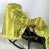 Welsh Wool Blanket - Yellow & Black - Image 6