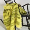 Welsh Wool Blanket - Yellow & Black