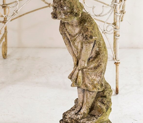Garden Statue of a Young Girl