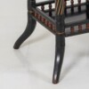 Ebonised Aesthetic Movement Octagonal Centre Table with Red Baize - Image 2