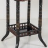 Ebonised Aesthetic Movement Octagonal Centre Table with Red Baize - Image 3
