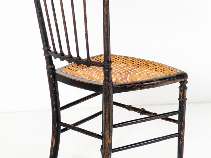 Decorative Ebonised Regency Chair