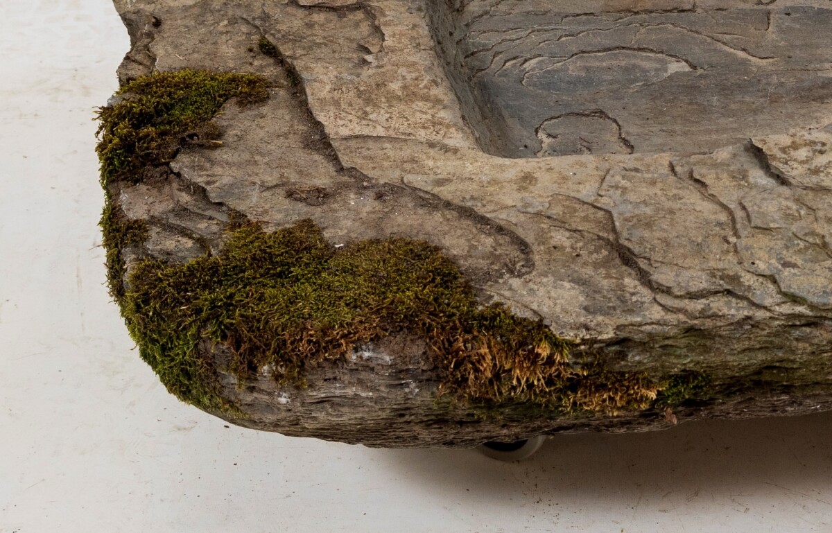 Large 18th Century Carved Stone Trough | Garden Feature | Birdbath | Bonsai - Image 6
