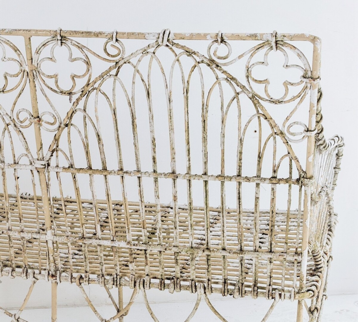 Wirework Garden Bench - Image 4