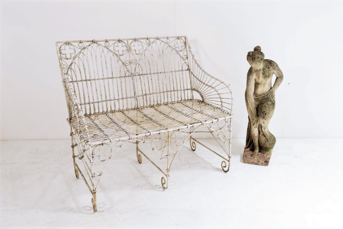 Wirework Garden Bench