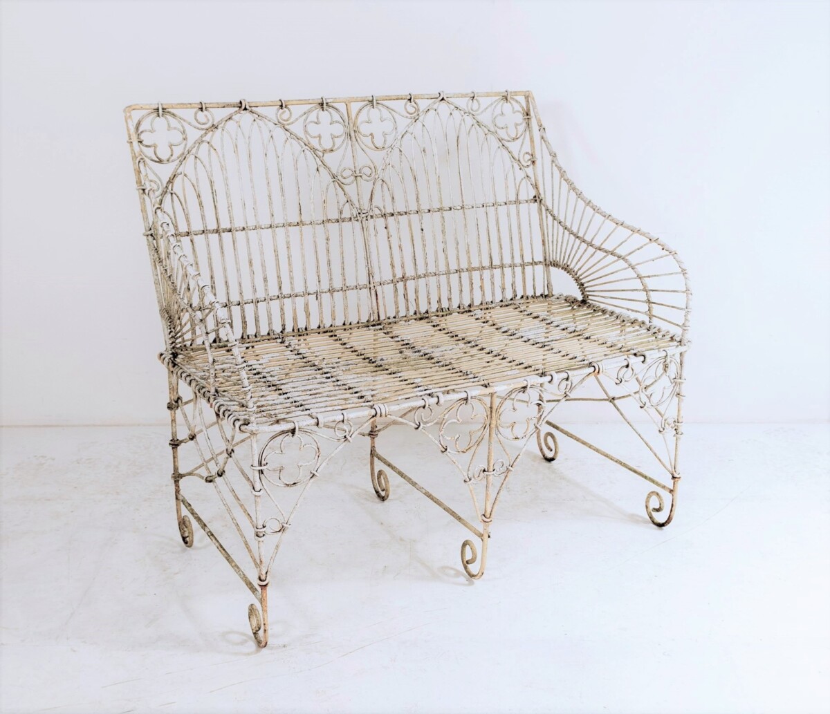 Wirework Garden Bench - Image 10