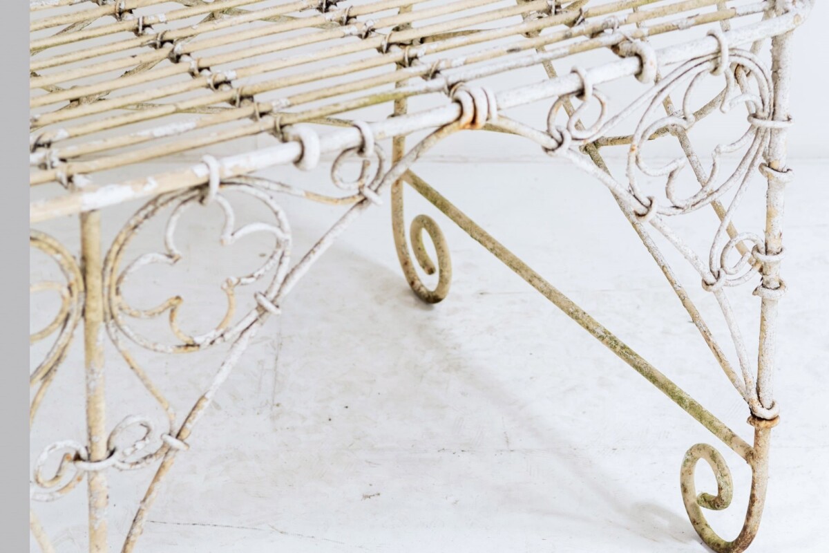 Wirework Garden Bench - Image 8