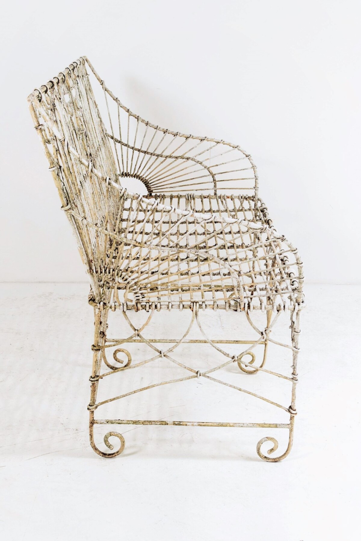 Wirework Garden Bench - Image 3