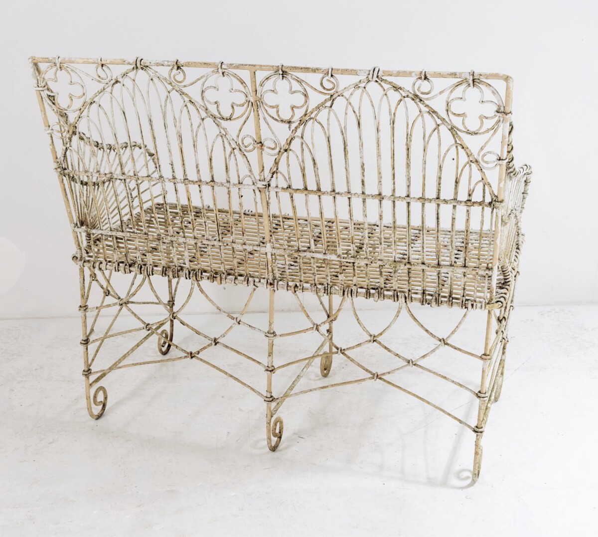 Wirework Garden Bench - Image 5