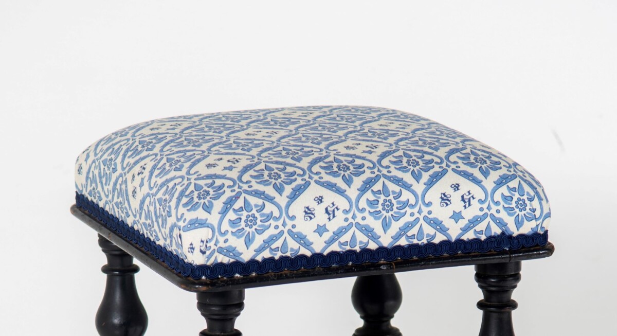 Ebonised Piano Stool by Henry Brooks & Co London | Dressing Table Stool | Circa 1880 - Image 4