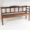 An Excellent Early European High Back 6ft Farmhouse Hall Bench in solid Pine - 3 Seater - Image 3