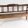 An Excellent Early European High Back 6ft Farmhouse Hall Bench in solid Pine - 3 Seater - Image 8