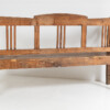 An Excellent Early European High Back 6ft Farmhouse Hall Bench in solid Pine - 3 Seater - Image 7