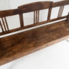 An Excellent Early European High Back 6ft Farmhouse Hall Bench in solid Pine - 3 Seater - Image 5