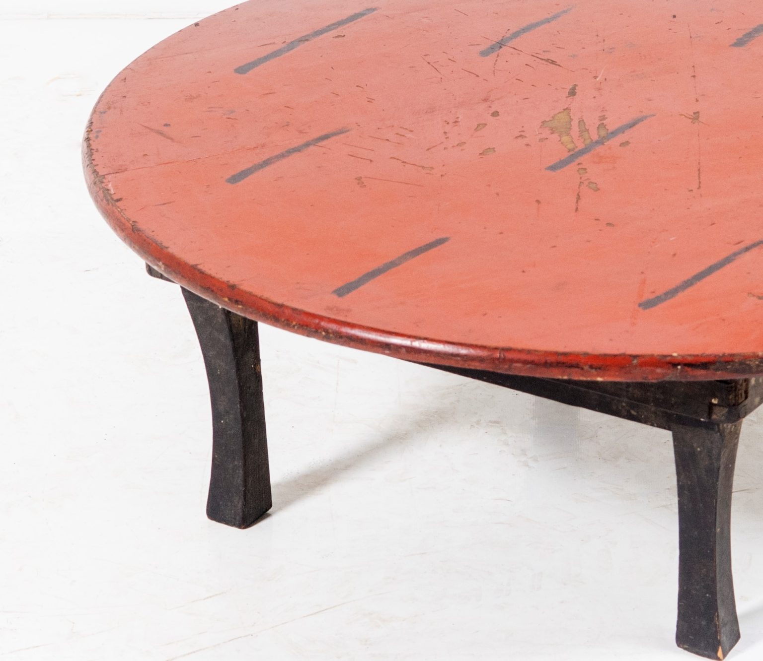 Traditional Japanese Chabudai Short Leg Folding Tea Table with Original