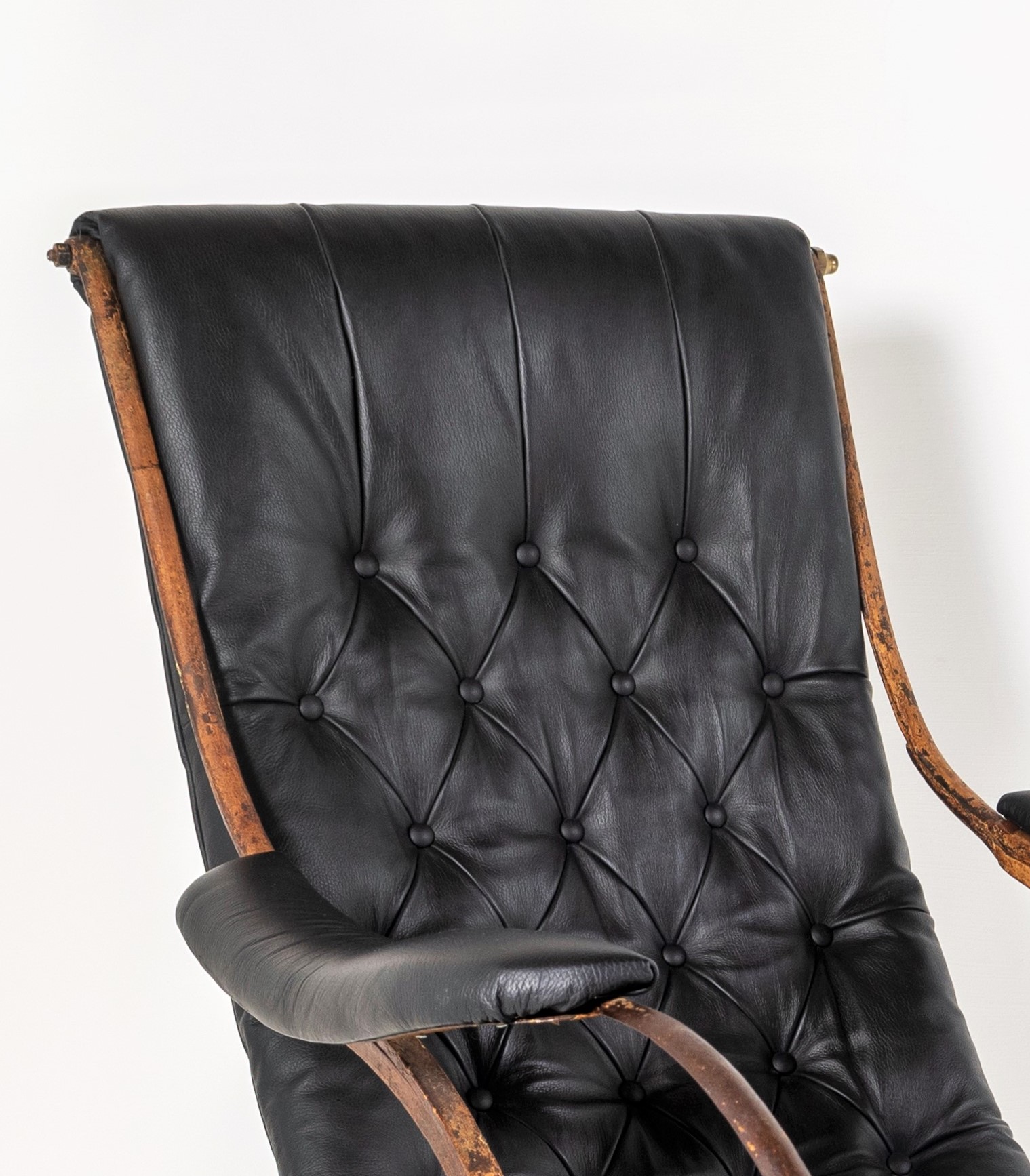 Leather rocking chair with ottoman discount
