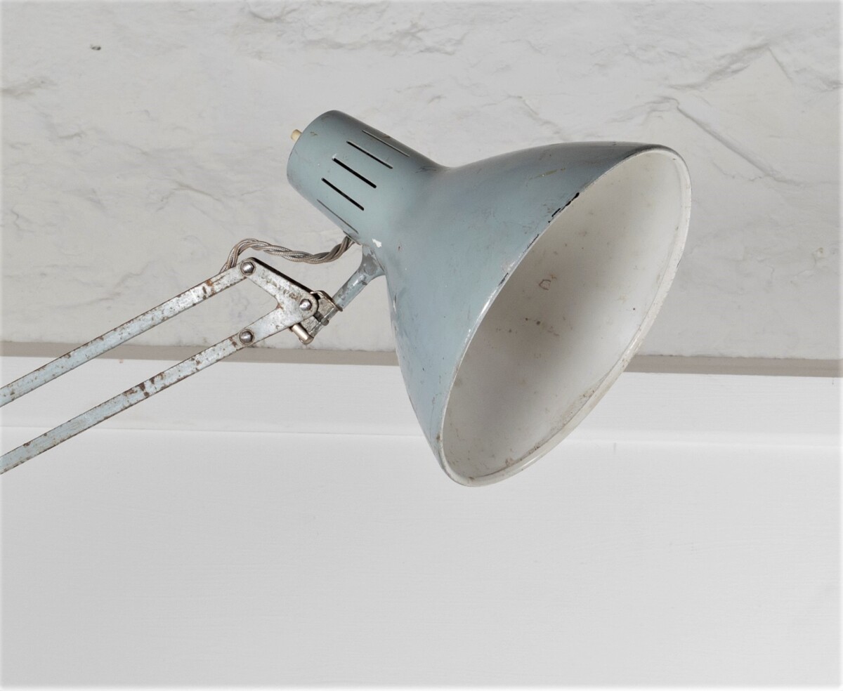 Mid Century Floor Standing Industrial Anglepoise 1001 Lamp on Heavy Tripod Base - Image 2