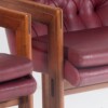 An Exceptional Pair of Bauhaus Influenced Teak Leather Library Study Chairs - Image 11