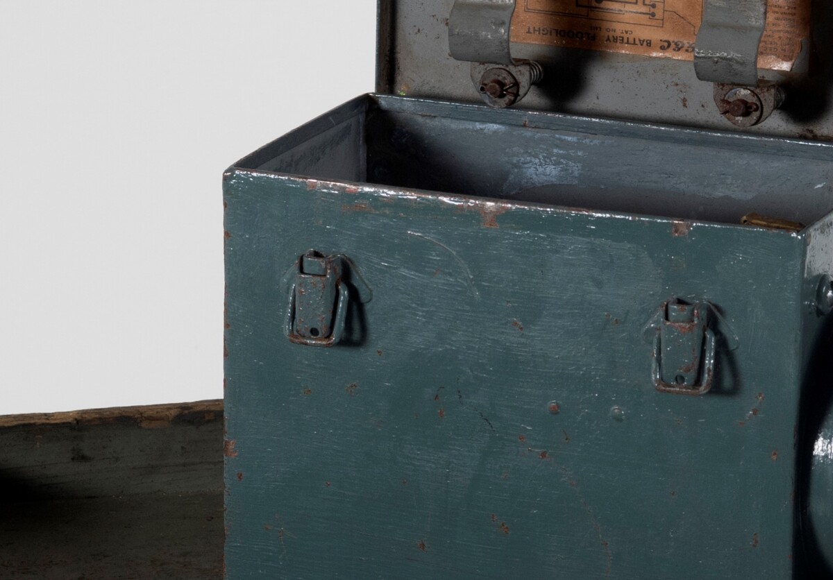 1920s Industrial Military Table Lamp | Unusual Old Torch Light - Image 6