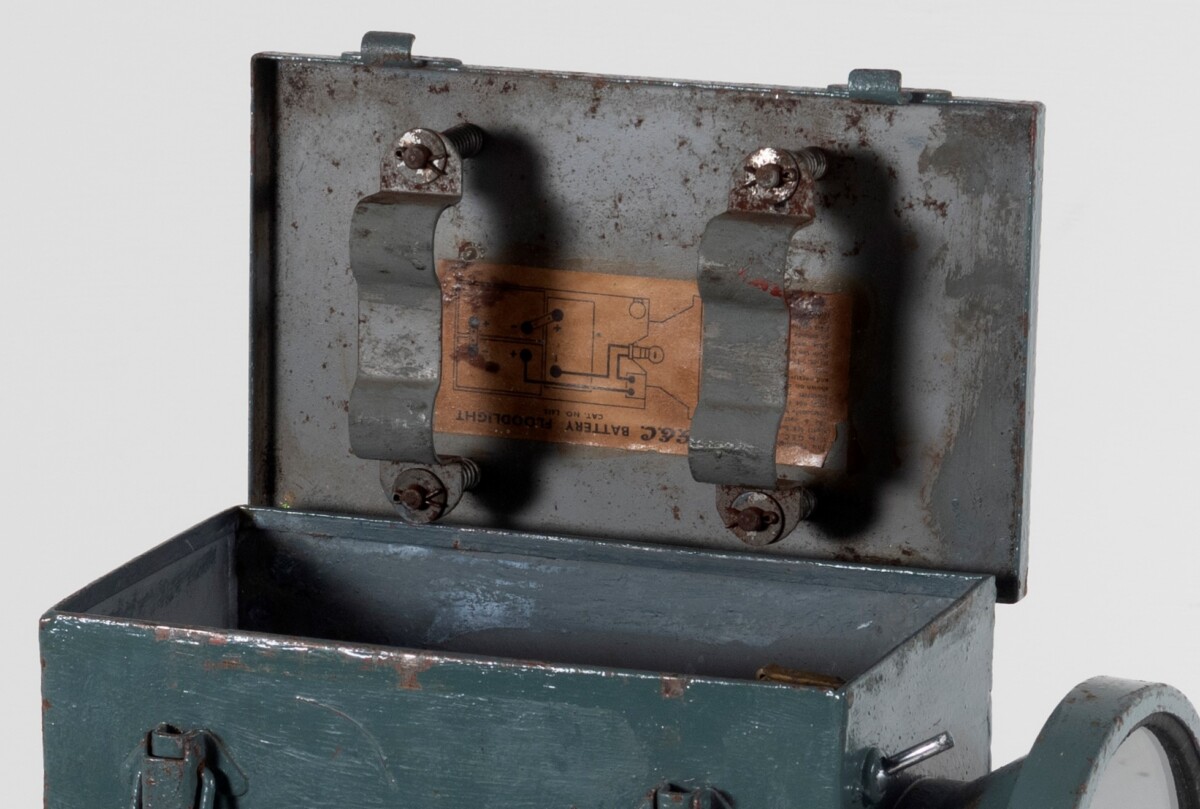1920s Industrial Military Table Lamp | Unusual Old Torch Light - Image 8