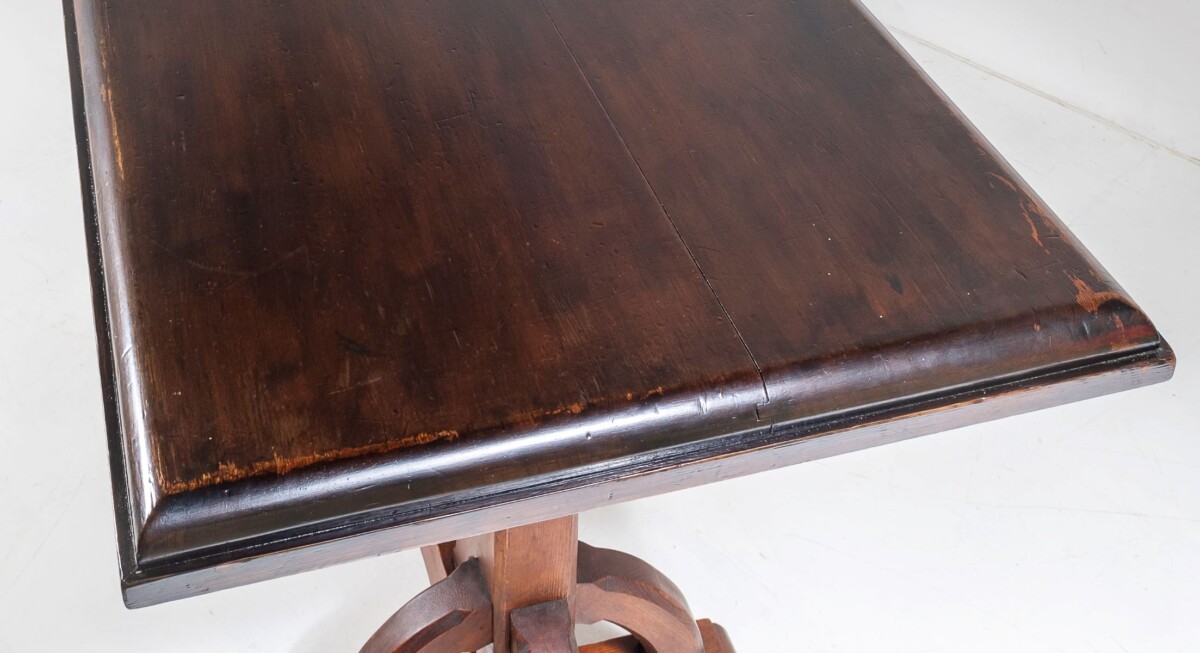 Large Scale Victorian Ecclesiastical Gothic Revival Aesthetic Centre Table in the Manner of A.W.N Pugin - Image 7