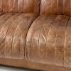 Superb Quality 1970s Mid Century Scandinavian Patchwork Brown Leather Sofa | Long 3 Seater - Image 5