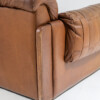 Superb Quality 1970s Mid Century Scandinavian Patchwork Brown Leather Sofa | Long 3 Seater - Image 14