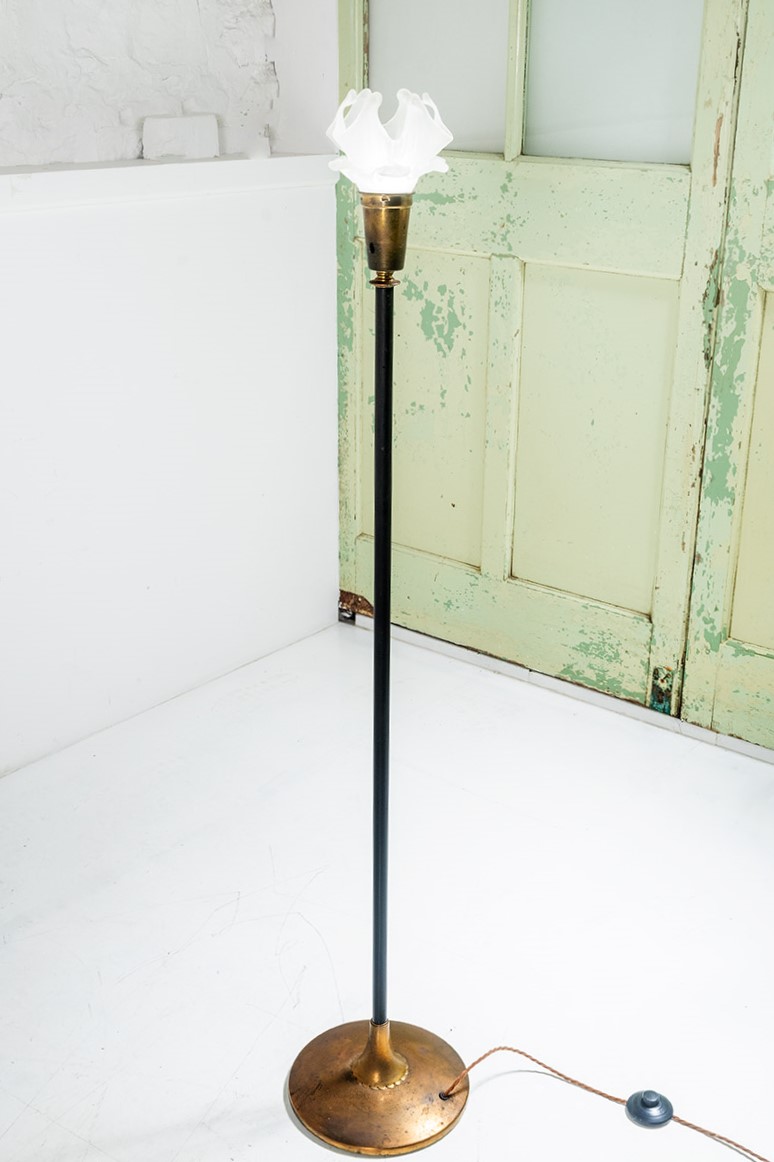 Art deco brass lamp discount