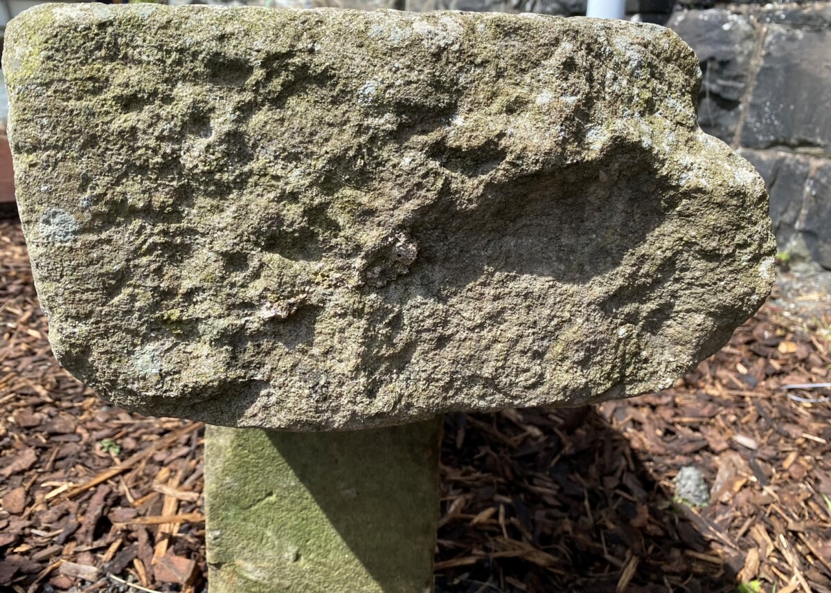 5ft Long Reclaimed Sandstone Garden Bench | Garden Seat | Weathered Garden Feature - Image 15