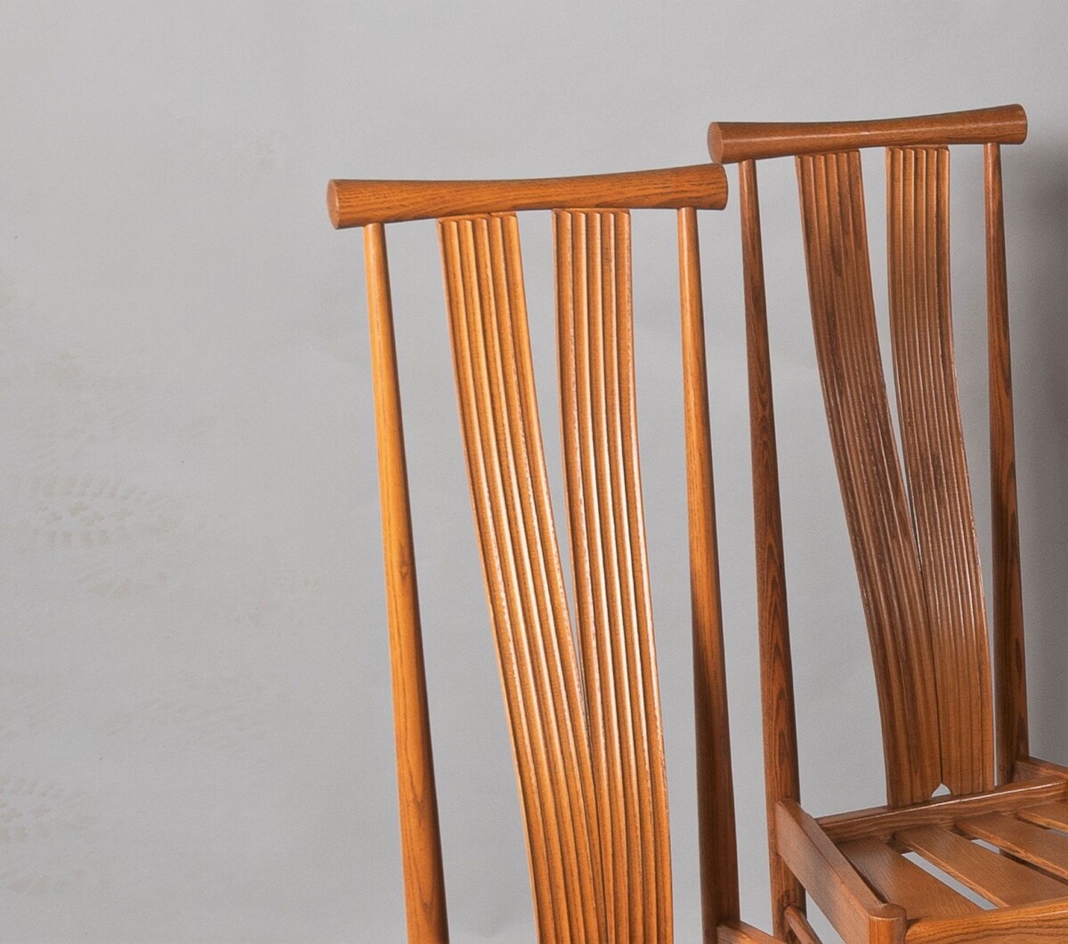 Stylish Set of 6 Modern Ash and Elm High Back Dining Room Chairs By Ercol - Image 10